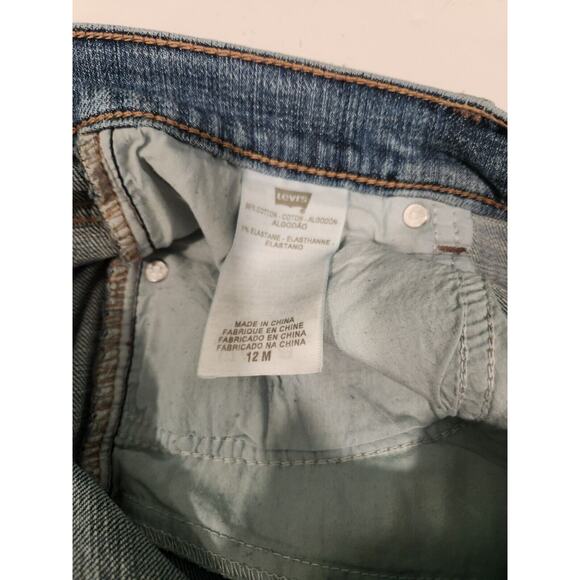 Levi's 505 Jeans Womens 12 M Blue Straight Red Tab Whiskers - Picture 5 of 9